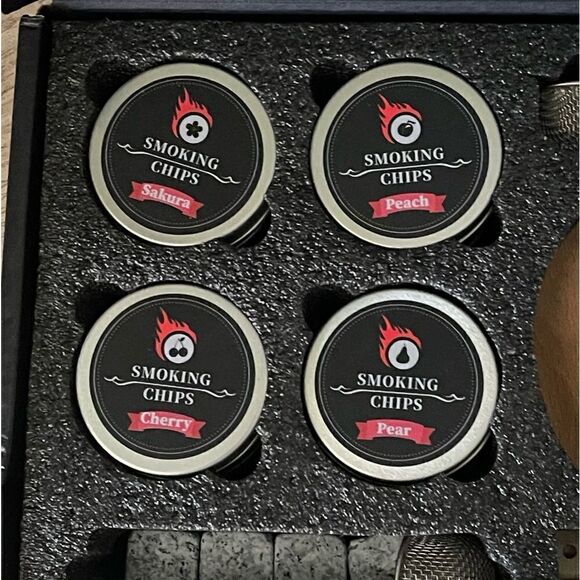 Syjunf Cocktail Whiskey Smoker Gift Set Kit with Accessories (No Butane) NEW - Picture 7 of 16